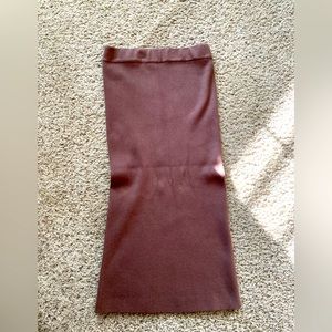 Sweater Knit Pencil Skirt- Large